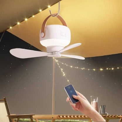 Ceiling Fan with Interl Battery, Adjustable Lighting and Fan Speed